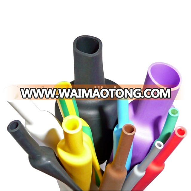 DEEM RoHS complaint Thin wall and dual wall heat shrink tube PE material heat shrink tubing for cable wire protective